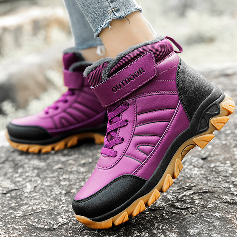 Uued naiste saapad, libisemiskindel paksu tallaga platvorm Naiste saapad, mis hoiavad lund soojas Naiste kingad Mood Botas Mujer naiste talvekingad