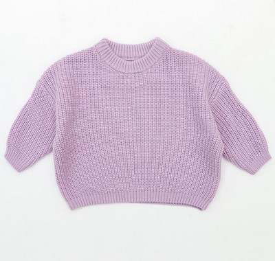 Pulovere pentru bebeluși toamnă iarnă copii băieți fete cu mânecă lungă pulover tricot de culoare pură pentru bebeluși copii băieți fete pulovere haine