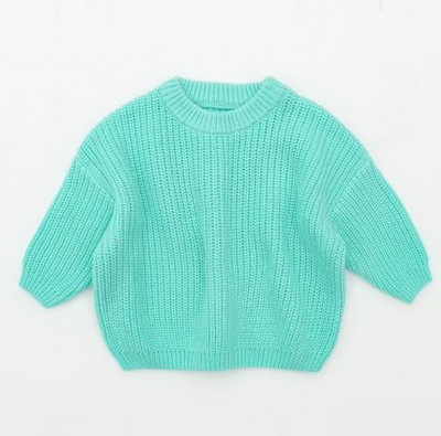 Pulovere pentru bebeluși toamnă iarnă copii băieți fete cu mânecă lungă pulover tricot de culoare pură pentru bebeluși copii băieți fete pulovere haine