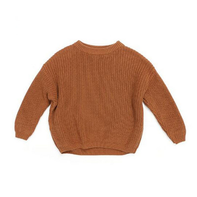 Pulovere pentru bebeluși toamnă iarnă copii băieți fete cu mânecă lungă pulover tricot de culoare pură pentru bebeluși copii băieți fete pulovere haine