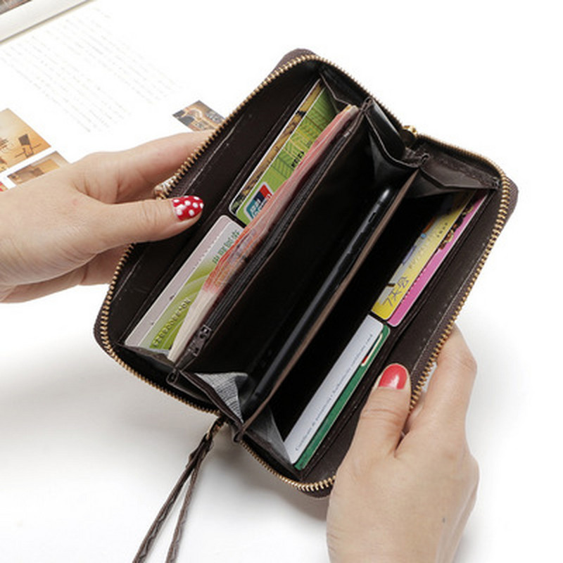 2023 Portofel pentru femei cu imprimeu trandafiri Geantă de mână lungă, pochette cu fermoar sălbatic, portofel cu mai multe cărți, poșetă Suport card Cartera