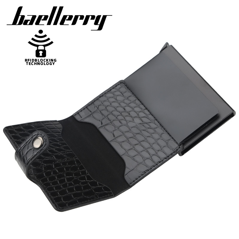 Uued meeste brändi süsinikkiust kaardihoidjad rahakotid metallist RFID vintage alumiiniumkarp õhuke minirahakott väike rahakott meeste rahakotid