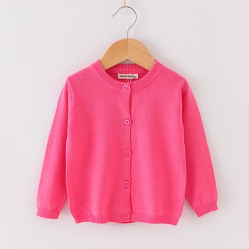Πλεκτή ζακέτα πουλόβερ για την άνοιξη & το φθινόπωρο Παιδικά ρούχα για αγόρια για κορίτσια Χρώματα καραμέλα Πουλόβερ Παιδικά ρούχα για αγοράκια