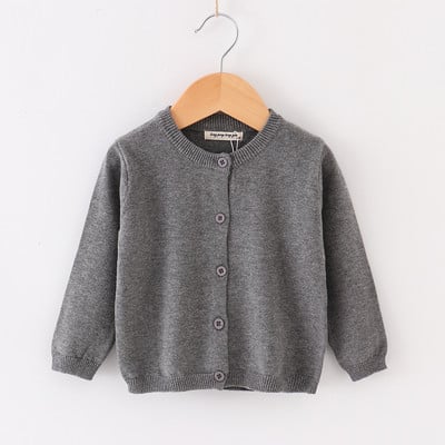 Kevadine ja sügisene kootud kardigan kampsun Beebi Laste riided Poiste Tüdrukute Kommid Värvid Kampsunid Laste kandmine Poiste riided