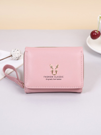 Vintage väike meeste rahakott Pu-nahast lühike rahakott meeste tõmblukuga sidur, tugev Porte Feuille Hommes Porte Monnaie Homme