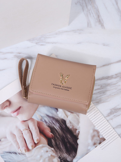 Vintage väike meeste rahakott Pu-nahast lühike rahakott meeste tõmblukuga sidur, tugev Porte Feuille Hommes Porte Monnaie Homme