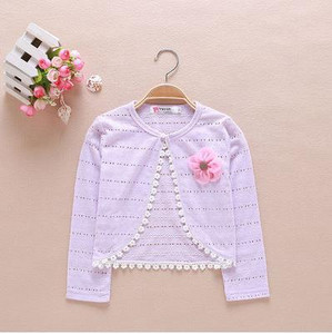 Jachetă cardigan de vară pentru fetiță, pentru copii, primăvară, toamnă, cu mânecă lungă, pulover scobit pentru fete haină pelerina