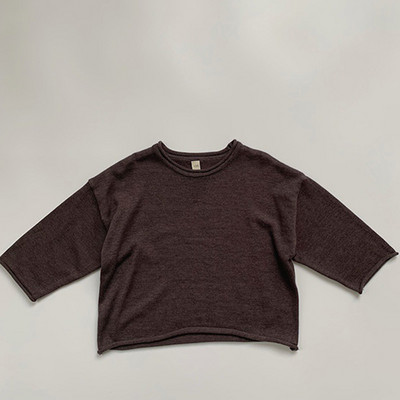 Βρεφικά μασίφ πουλόβερ πουλόβερ Παιδικά πουλόβερ Κορεατικά παιδικά ρούχα Φθινοπωρινή άνοιξη Πουλόβερ πουλόβερ για αγόρια για κορίτσια