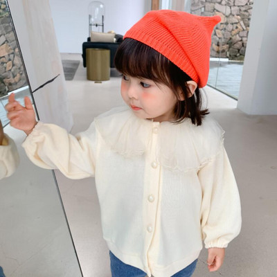 2022 Haine pentru copii mici Toamna Fete Pulovere tricotate Cardigan Copii Paltoane și jachete Mâneci lungi Îmbrăcăminte exterioară pentru copii