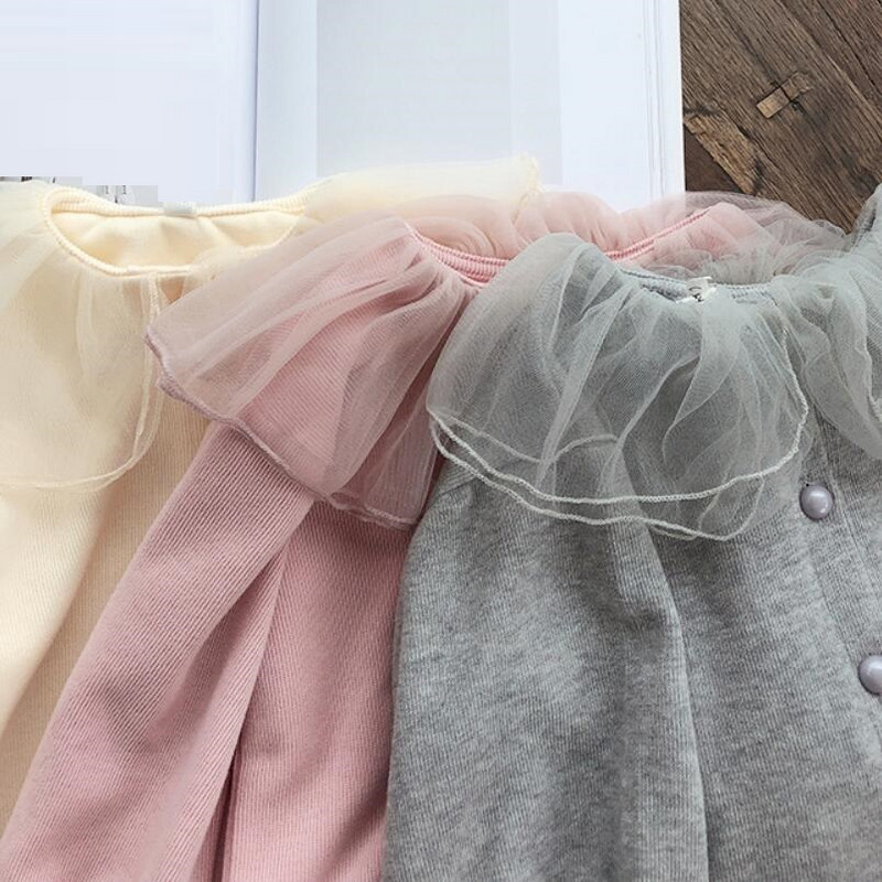 2022 Haine pentru copii mici Toamna Fete Pulovere tricotate Cardigan Copii Paltoane și jachete Mâneci lungi Îmbrăcăminte exterioară pentru copii