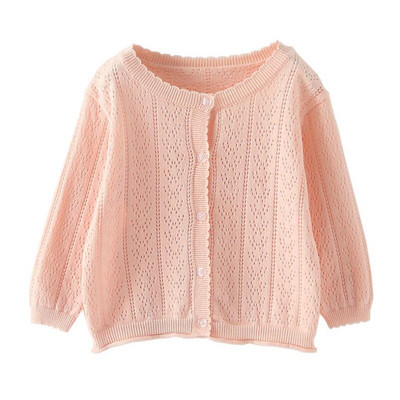 Φθινοπωρινά καλοκαιρινά βρεφικά ενδύματα για νήπια Πλεκτά πουλόβερ για κορίτσια Πλεκτά πουλόβερ για κορίτσια Παιδικό μπουφάν Παιδικά εξωτερικά ενδύματα