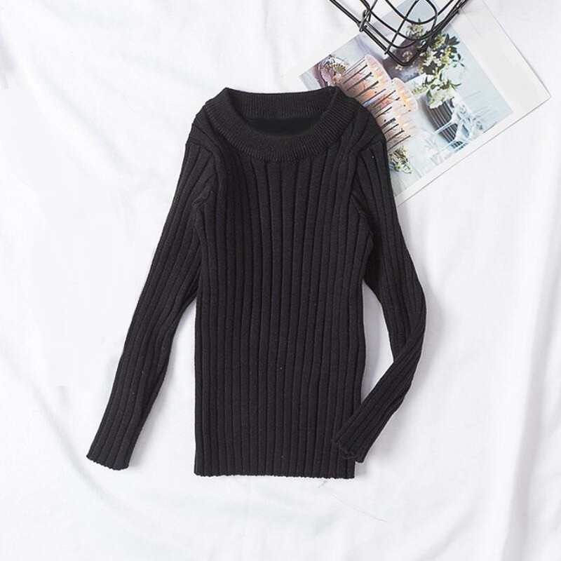 Toamnă Iarnă Bebeluși Copii mici Fete Băieți Pulovere tricotate Cu mânecă lungă Copii Pulover O-Gât băiat Fată Pulover Topuri Haine pentru copii