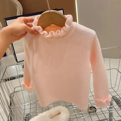 Φθινόπωρο Χειμώνας μωρό νήπιο κορίτσι πλεκτά πουλόβερ ζιβάγκο μακρυμάνικο Παιδικό πουλόβερ πουλόβερ πουλόβερ για κορίτσια Παιδικά ρούχα