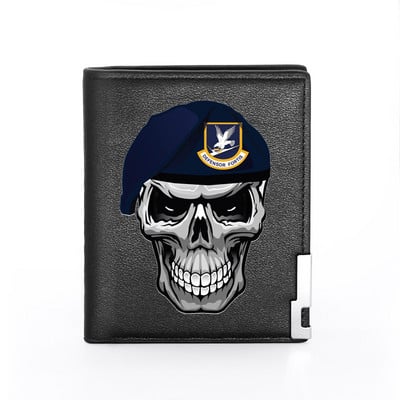 Uustulnukad Mehed Naiste Nahast rahakott Rose Vine Skull Cover Billfold õhukesed krediitkaardi/ID-hoidjad Rahakotid Lühikesed rahakotid