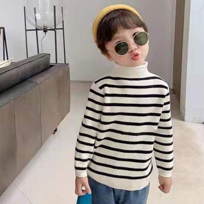 Primăvară Toamnă Iarnă Bebeluși Copii Băieți Fete Pulovere tricotate cu gât țesut Pulover Solid Copii Băiat Fată Pulover Haine pentru copii