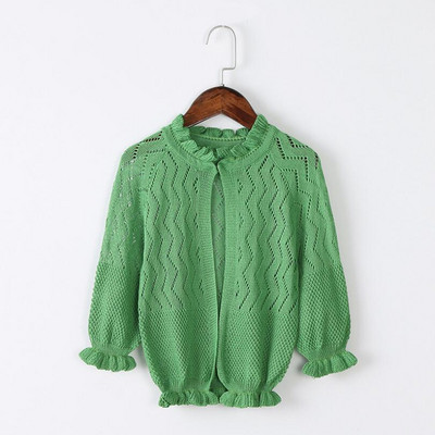 Καλοκαιρινό Φθινόπωρο Βρεφικό Πουλόβερ Παιδικά Ρούχα Παιδικά Πλεκτά Πουλόβερ Κοριτσίστικα Ζακέτα Μακρυμάνικο Κοριτσίστικο Σάλι Παιδικά Εξωτερικά Ενδύματα