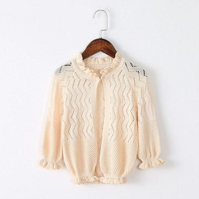 Καλοκαιρινό Φθινόπωρο Βρεφικό Πουλόβερ Παιδικά Ρούχα Παιδικά Πλεκτά Πουλόβερ Κοριτσίστικα Ζακέτα Μακρυμάνικο Κοριτσίστικο Σάλι Παιδικά Εξωτερικά Ενδύματα