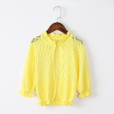 Καλοκαιρινό Φθινόπωρο Βρεφικό Πουλόβερ Παιδικά Ρούχα Παιδικά Πλεκτά Πουλόβερ Κοριτσίστικα Ζακέτα Μακρυμάνικο Κοριτσίστικο Σάλι Παιδικά Εξωτερικά Ενδύματα