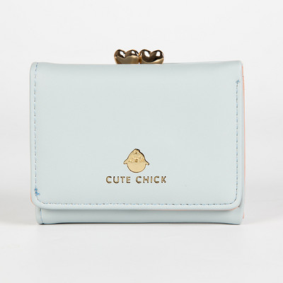 Γυναικείο κοντό πορτοφόλι Χαριτωμένο ζώο με τυπωμένο PU Δερμάτινο γράμμα Hasp Κάτοχοι κάρτας Μόδα Τσάντα για χρήματα Μικρή τσάντα αλλαγής