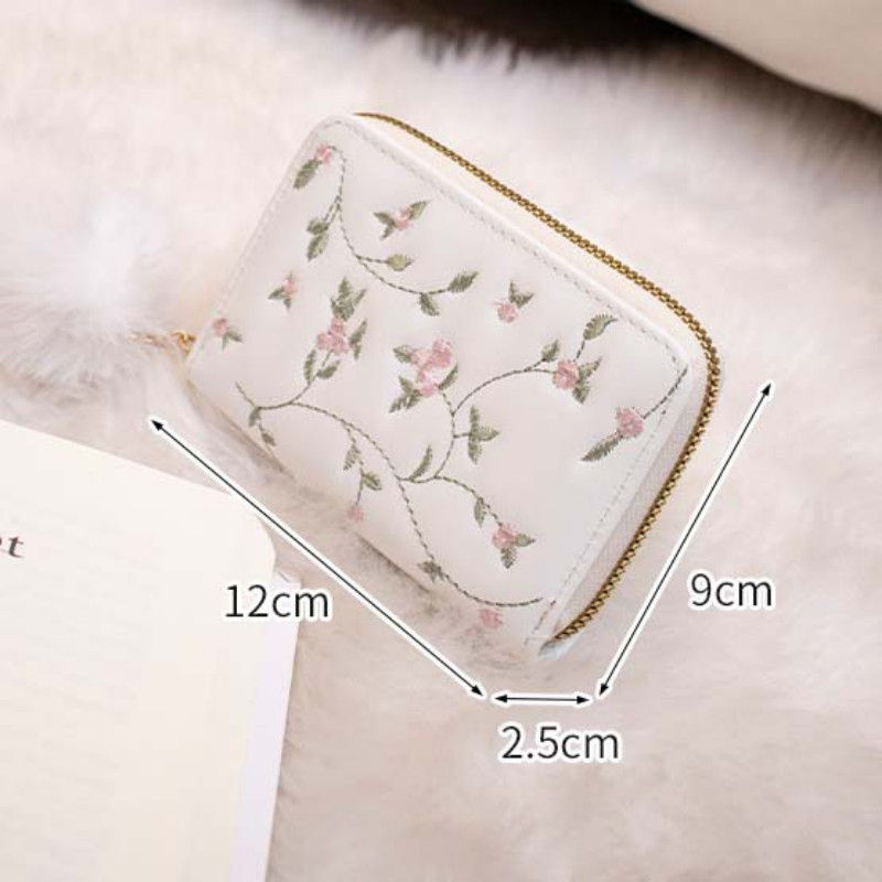 Γυναικείο Πορτοφόλι PU Δερμάτινο Γυναικείο Πορτοφόλι Κατασκευασμένο από Δερμάτινο Γυναικείο Πορτοφόλι Θήκη κάρτας Πτυσσόμενα φορητά γυναικεία τσαντάκια με νομίσματα