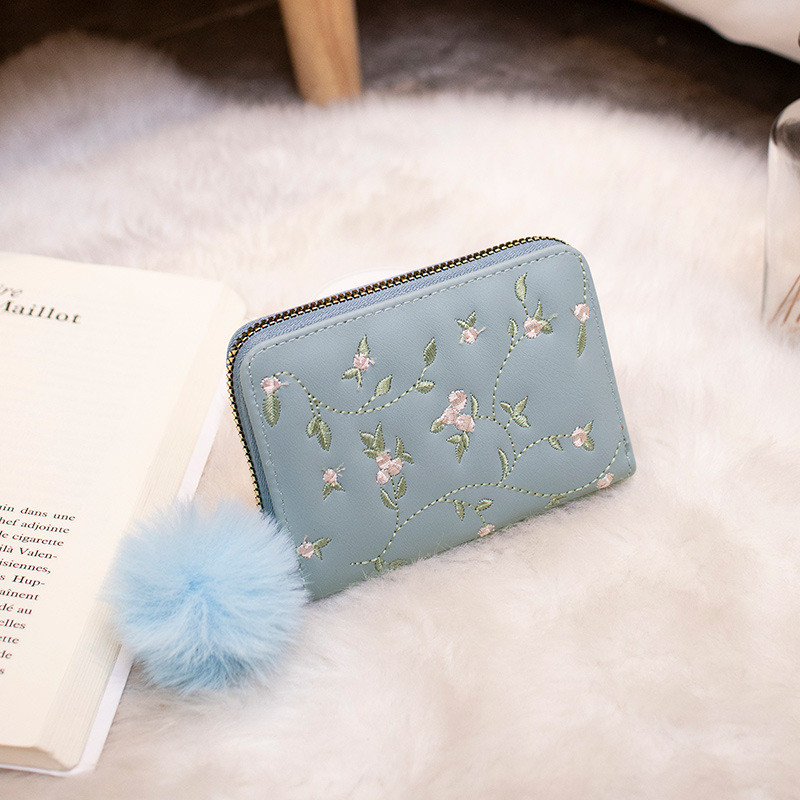 Γυναικείο Πορτοφόλι PU Δερμάτινο Γυναικείο Πορτοφόλι Κατασκευασμένο από Δερμάτινο Γυναικείο Πορτοφόλι Θήκη κάρτας Πτυσσόμενα φορητά γυναικεία τσαντάκια με νομίσματα