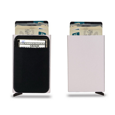 Visiitkaardihoidja Rahakott Naised Mehed Panga ID ja krediitkaardihoidja Rahakott Multifunktsionaalne Pu-nahast kaitseümbris Mündikott