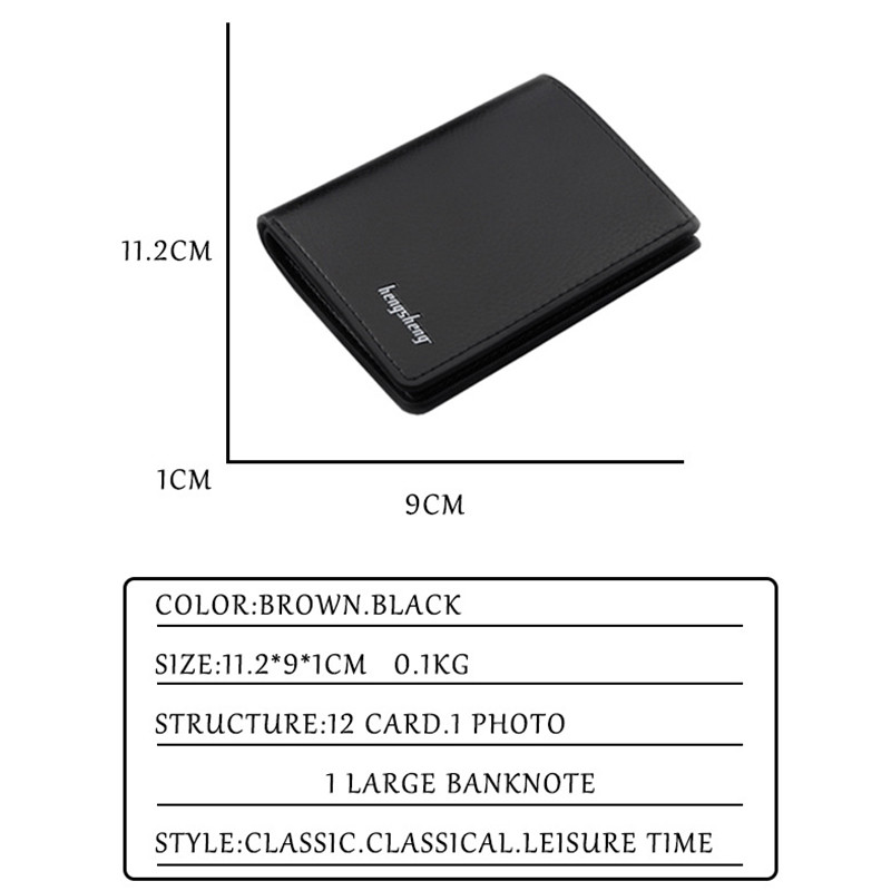 Visiitkaardihoidja Rahakott Naised Mehed Panga ID ja krediitkaardihoidja Rahakott Multifunktsionaalne Pu-nahast kaitseümbris Mündikott