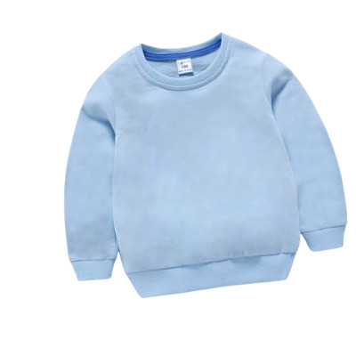 Primăvară Toamnă Copii Pulover Solid cu mâneci lungi Bebeluși Băieți Fete Top din bumbac Îmbrăcăminte pentru copii Hanorace Cămașă cu fundul de iarnă