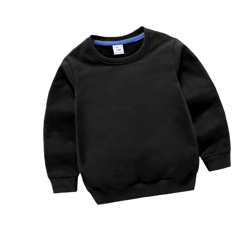 Primăvară Toamnă Copii Pulover Solid cu mâneci lungi Bebeluși Băieți Fete Top din bumbac Îmbrăcăminte pentru copii Hanorace Cămașă cu fundul de iarnă