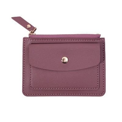 Naised Lihtsad rahakotid Nahast Naiste rahakott Mini tõmblukk Soliidne Mitmekaardihoidja Mündi Lühikesed Rahakotid Õhuke Väike Rahakott Tõmblukk Hasp