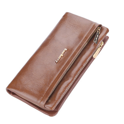 Ženski novčanici, duge torbice velikog kapaciteta za žene s patentnim zatvaračem, džepom za novčiće, kvalitetan crveni mekani kožni novčanik, ženska torbica sa spojkom