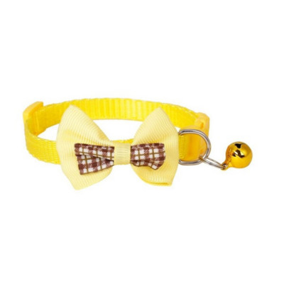 Pet Bow Collar Bell Bow Collar Регулируема папийонка за кучета Красива яка с кученца и котки Аксесоари за домашни любимци Безплатна доставка