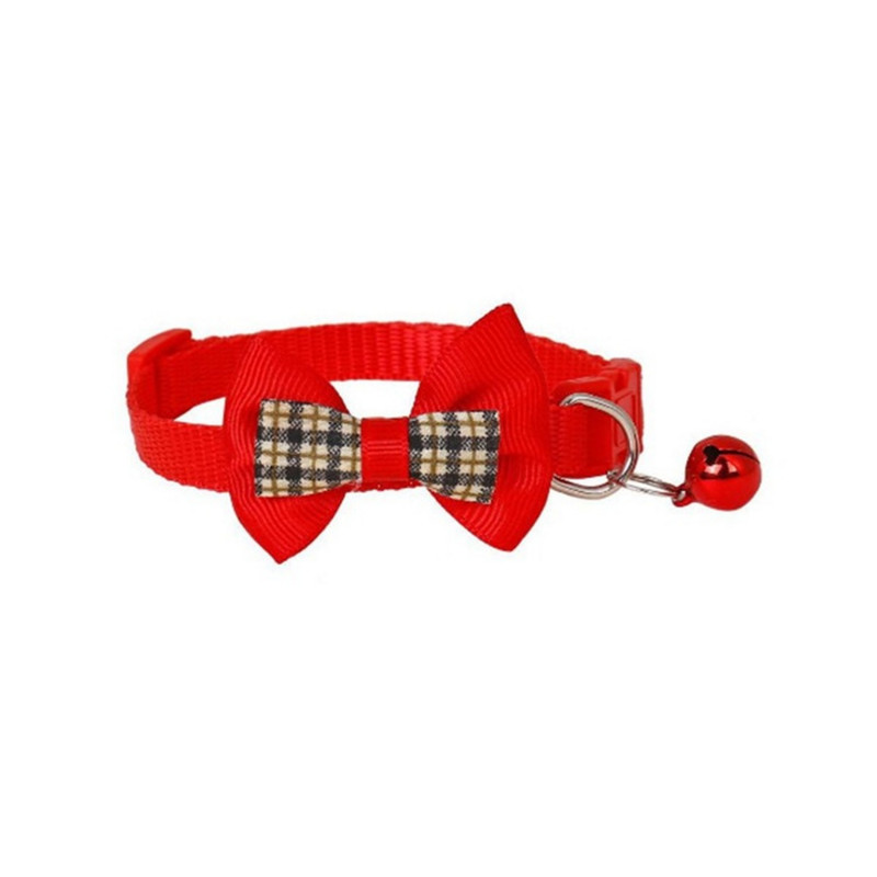Pet Bow Collar Bell Bow Collar Регулируема папийонка за кучета Красива яка с кученца и котки Аксесоари за домашни любимци Безплатна доставка