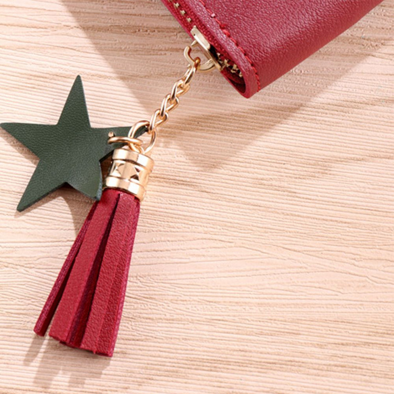 Uus Korea stiilis rahakott, lihtne ruudukujuline naiste rahakott, lühike tõmblukk, väike rahakott Tutt Mini mündikott Naiste sidurikaardihoidja