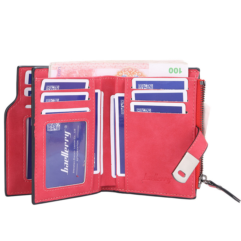 Moodsad naiste rahakotid lühikese magnetilise pandlaga Kvaliteetne kaardihoidja Naiste rahakott Tõmblukuga rahakott väikesele rahakotile tüdrukule