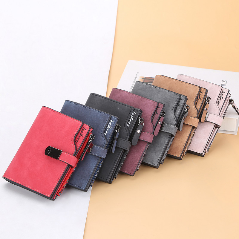 Moodsad naiste rahakotid lühikese magnetilise pandlaga Kvaliteetne kaardihoidja Naiste rahakott Tõmblukuga rahakott väikesele rahakotile tüdrukule