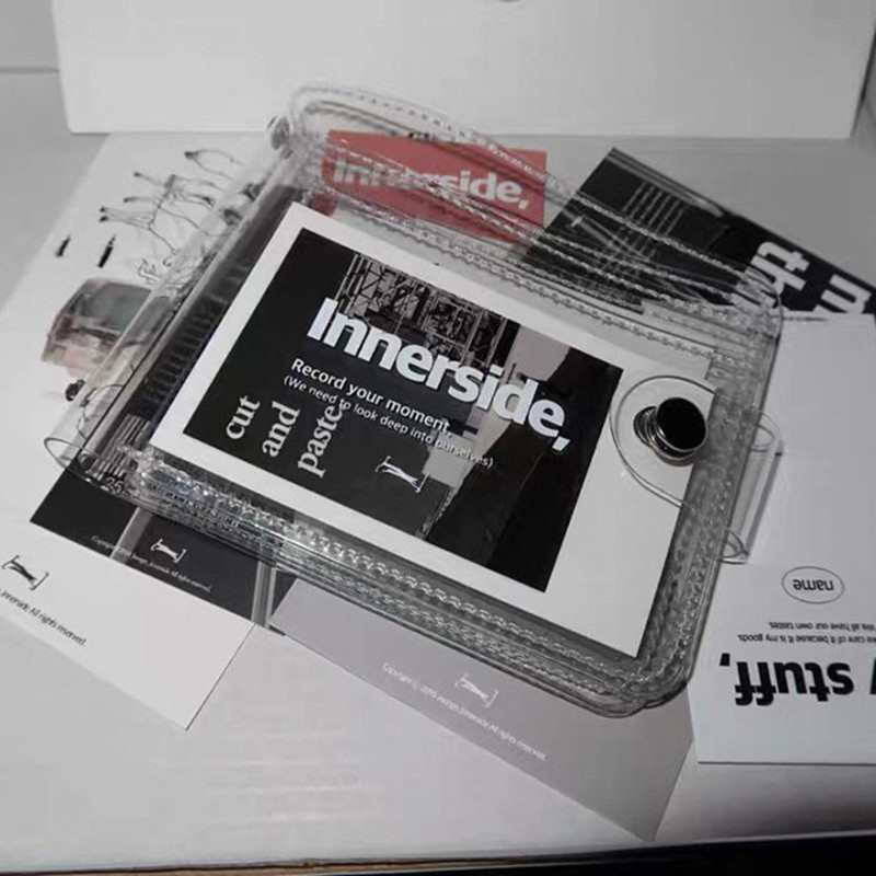 Korea Rövid Vintage Mini Átlátszó Vízálló női Névjegykártya tartó női PVC táska Alkalmi Harajuku Párok Pénztárca Divat