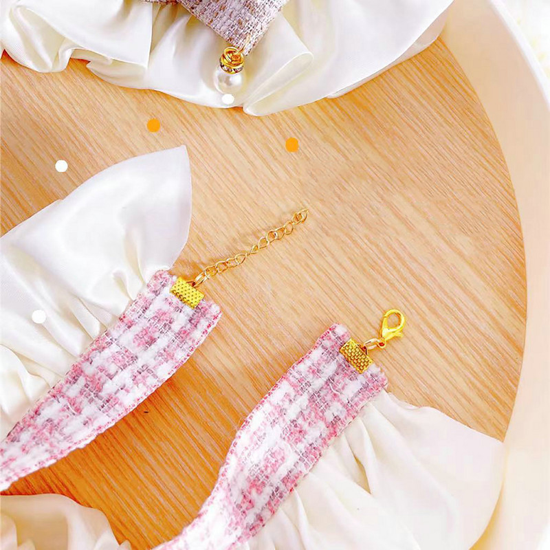 Praktiline kassi kaelarihm, võluv kassi rinnatükk Elegantne dekoratiivne koerakassi pudipõlle kaelarätt