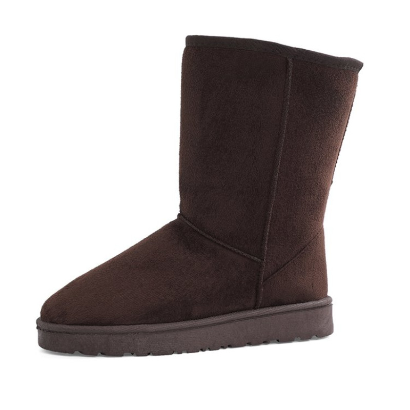 Γυναικείες ψηλές χειμερινές μαύρες μπότες με επένδυση 2023 Μόδα μπότες χιονιού Γυναικεία ψηλή μπότα Μέγεθος 41 Hot ζεστά παπούτσια Botas Mujer