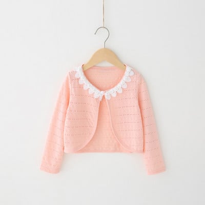 Valge tüdruku kardigan Laste kevad-sügis pikkade varrukatega puuvillane kampsun tüdrukule 1 2 3 4 6 8 10 11-aastastele tüdrukutele OMGosh