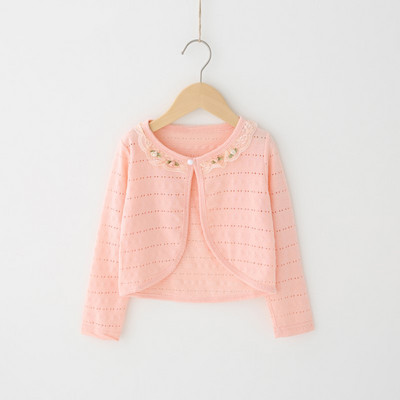 Valge tüdruku kardigan Laste kevad-sügis pikkade varrukatega puuvillane kampsun tüdrukule 1 2 3 4 6 8 10 11-aastastele tüdrukutele OMGosh