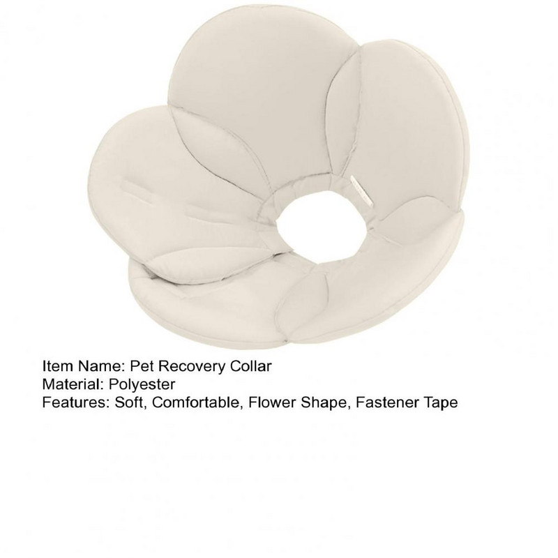 Gâtul de pisică Guler conic Articole pentru animale de companie Guler de recuperare pentru pisică Moale Confortabil Ajustabil anti-ling în formă de floare Animal de companie