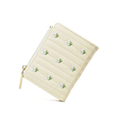Πολυτελές λουλούδι κοντό γυναικείο πορτοφόλι Many Department Ladies Cute Small Clutch Γυναικείες θήκες για χαρτιά νομισμάτων Πορτοφόλι Γυναικεία πορτοφόλια