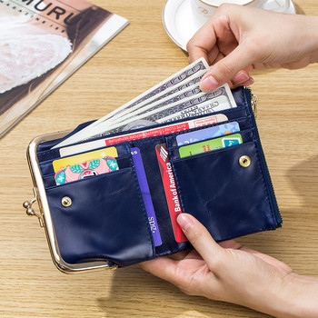 Γυναικεία πορτοφόλια σχεδιαστών 2023 Πορτοφόλι με   κέρμα Τσάντα με χρήματα Vintage  Μεταλλική θήκη κάρτας Κοντό πορτοφόλι