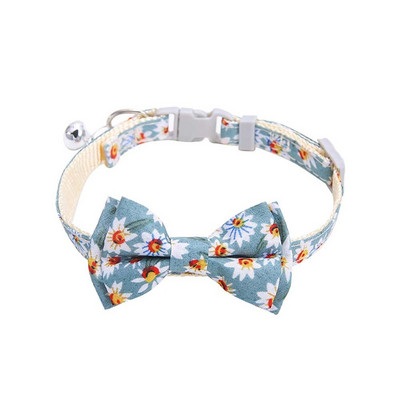 Colier drăguț ajustabil pentru animale de companie, cu papion, clopoțel, pisică, câine, guler de nailon, petrecere de Crăciun, papion pentru pisici, cravată de culoarea bomboanelor