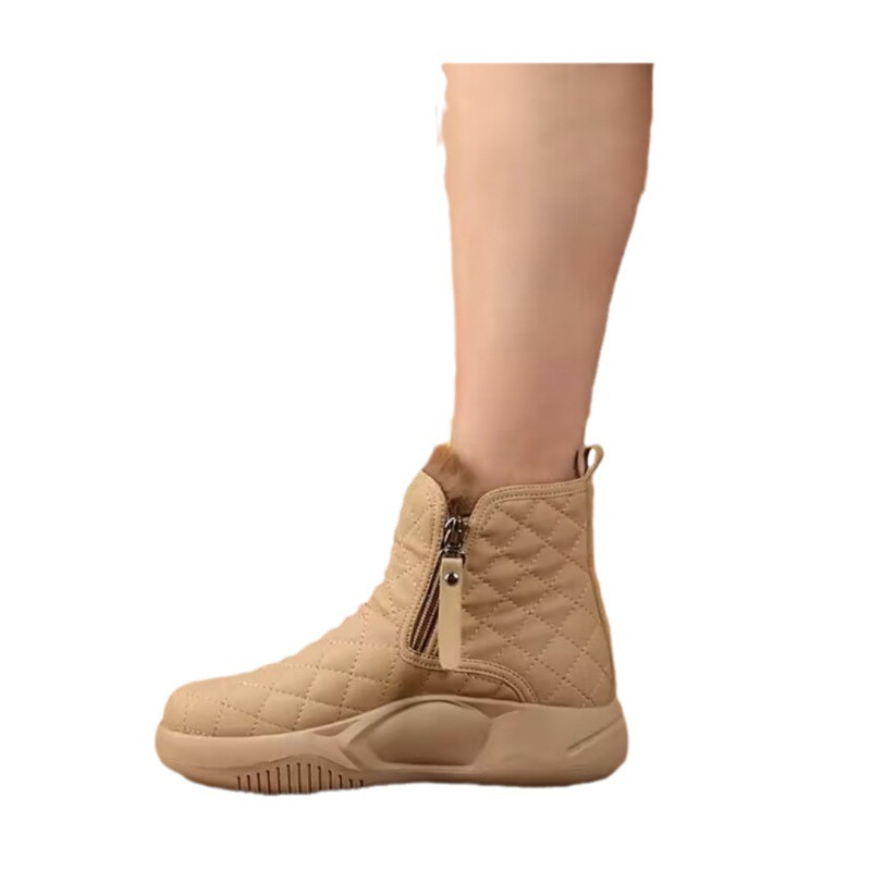 Naiste platvormsaapad Talvised tõmblukuga vabaajajalatsid naistele Veekindlad libisemiskindlad poolsaapad Paks tald Palus Snow Botines Naistele