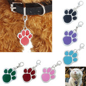 Нашийник Pet Paw Dog Puppy Cat Anti-Lost ID Name Tags Висулка Charm Аксесоари