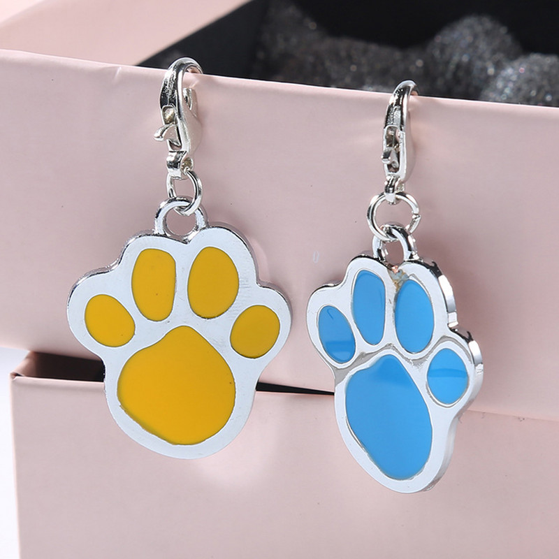 Нашийник Pet Paw Dog Puppy Cat Anti-Lost ID Name Tags Висулка Charm Аксесоари