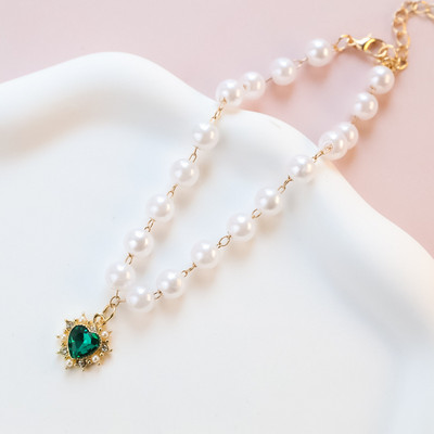 Naminio gyvūno antkaklis kačiukas šunų varpelis perlų karoliai Meilė kalnų krištolo papuošalai blykstė prabangus deimantinis šuns antkaklis katės antkaklis augintinio antkaklis