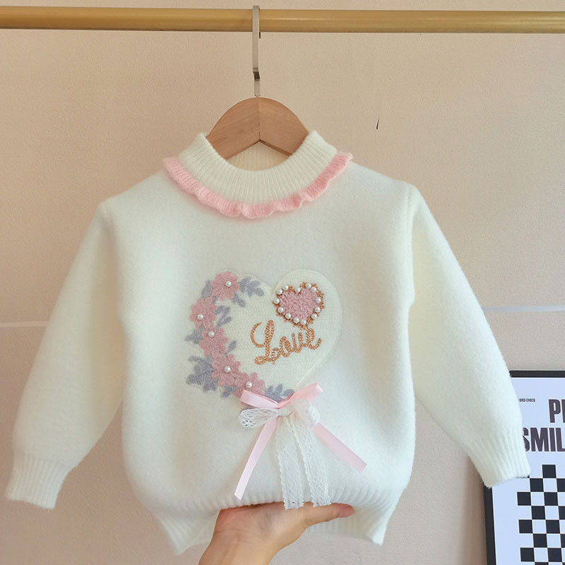 Tüdrukute kampsunid, talveriided, 2023. aasta uus mood, kvaliteetne 2–6-aastaste laste riided